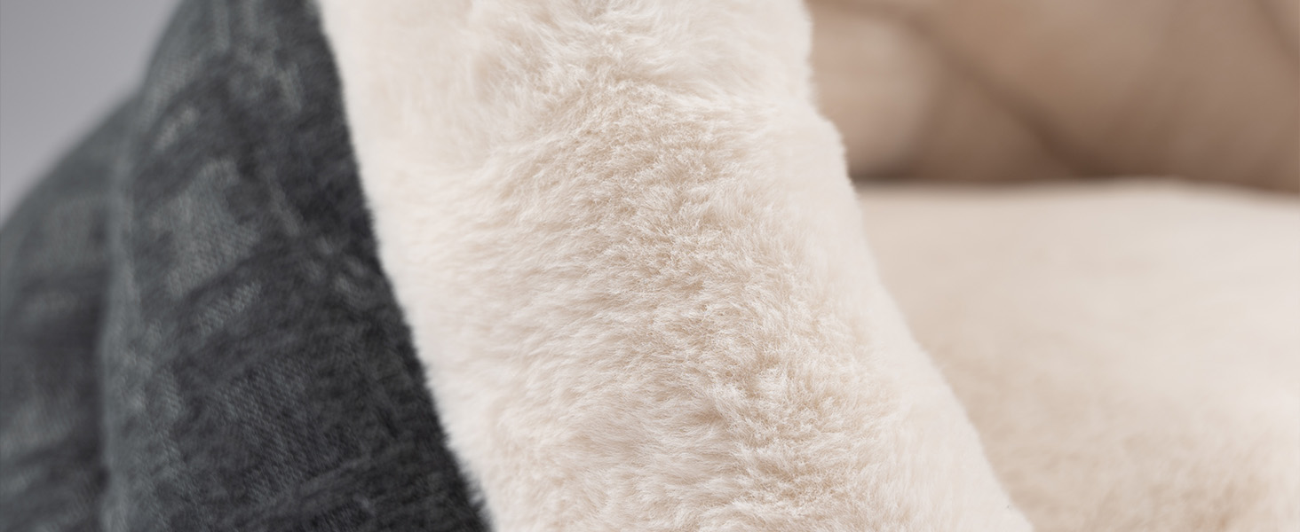 TrendPet LunaSuite: затишне ліжко для котів та маленьких собак (бежеве)