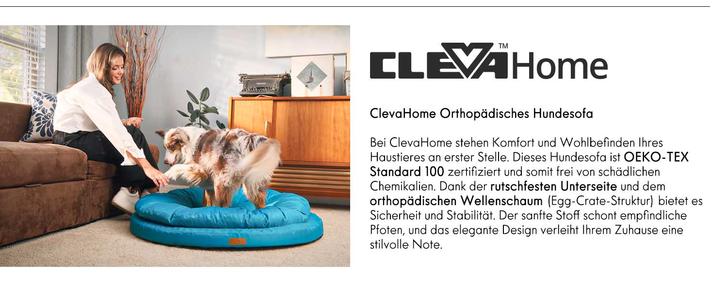 Ортопедичне собаче ліжко CevaHome, кругле, водонепроникне, з неслизьким покриттям, XL, оливково-зелене