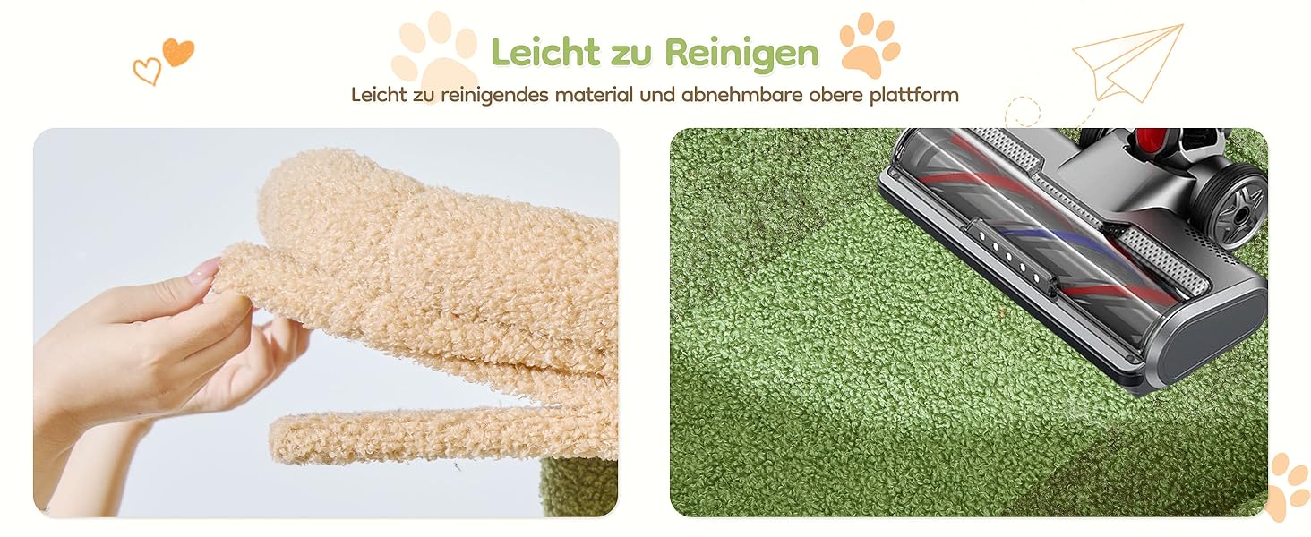 Котячий комплекс Taoqimiao 183 см, великий XXL, з будиночком, гамаком, стійкий, зелений MS045W