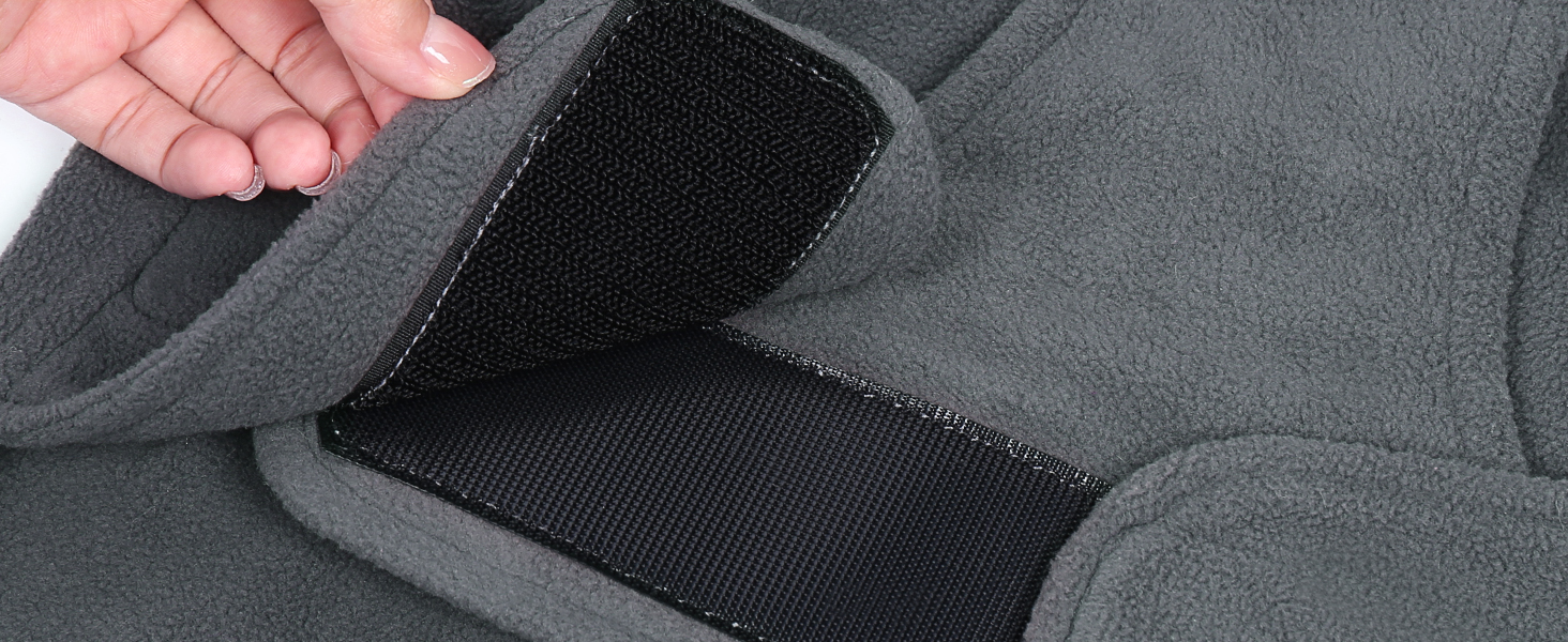 Теплий зимовий пуховик VIVAGLORY для собак, флісова куртка з захистом живота та клямками, світловідбиваючий, регульований, рожевий, S (обхват грудей 45-54 см, шиї ~30 см)