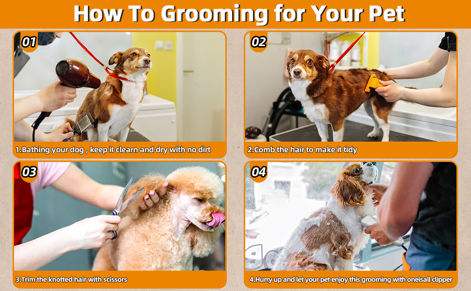 Професійна машинка для стрижки собак та котів 4-в-1 з LED-дисплеєм, акумуляторна, для грумінгу лап, очей, вух, обличчя та тіла