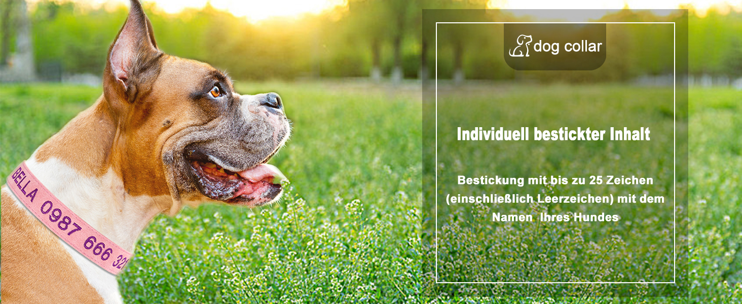 Персоналізоване собаче ошийник з металевою застібкою, двостороннє оксамитове ошийник з іменем та номером телефону, регульовані розміри для малих, середніх та великих собак (м'яке шкіряне ошийник)