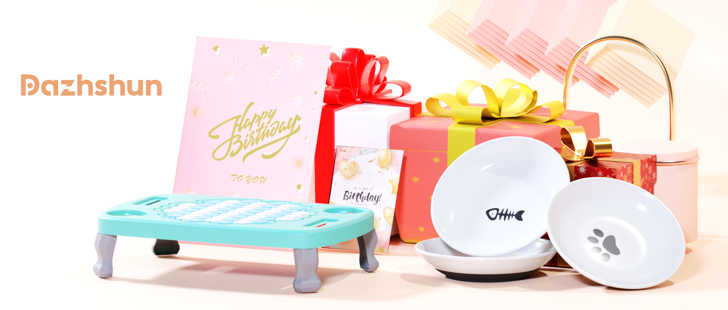 Керамічні годівниці для котів, миски для кошенят, анти-колючий дизайн, неслизька підставка, плоскі миски для котів, кошенят, маленьких собак, кроликів, набір 3 шт. Боген