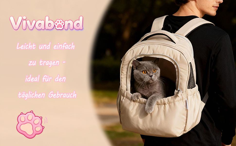 Розширювана переносна коробка для котів – складана переноска для котів та маленьких собак до 6 кг, легка переноска та сумка для собак, дихаюча та компактна переноска, світло-сіра (бежева)