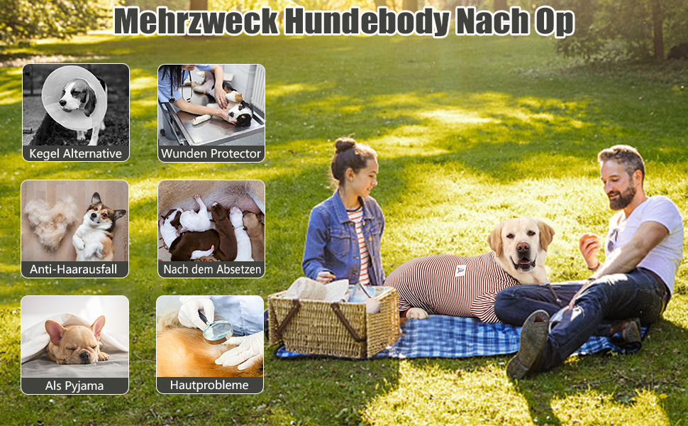 Тіло для собак після операції: захист від лизання, альтернатива нашийнику, з блискавкою, 3XL, колір кава