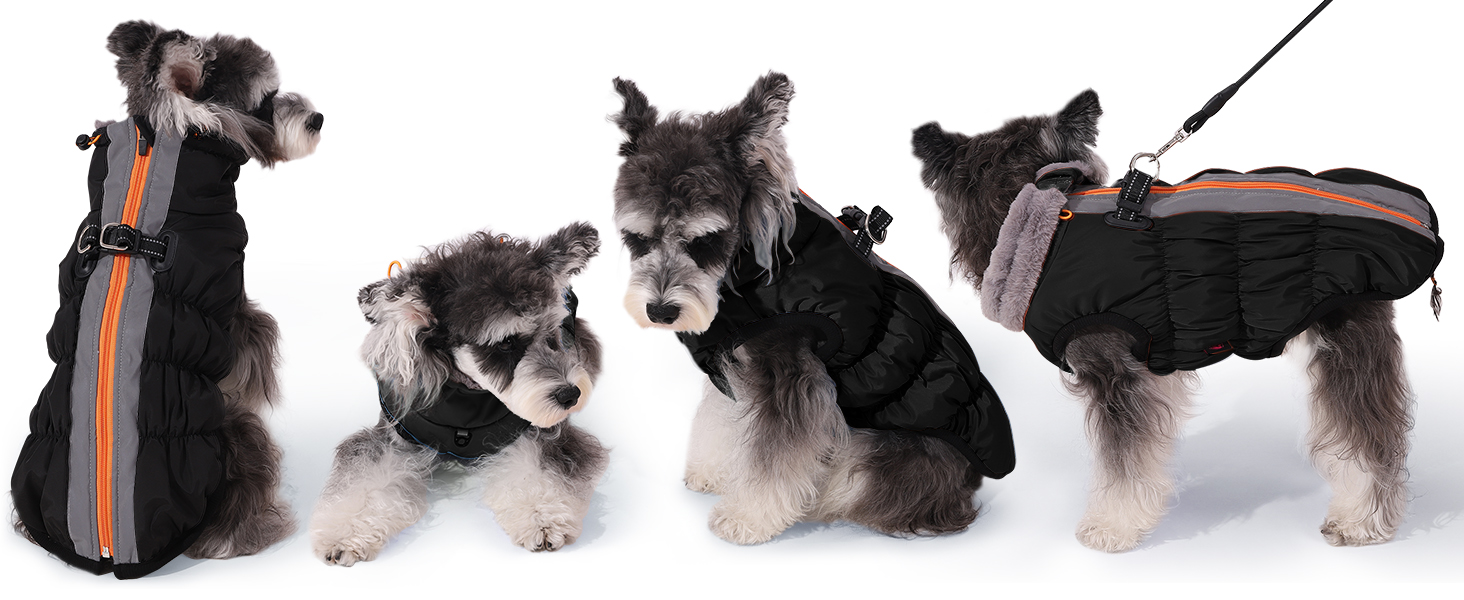 Водонепроникний зимовий теплий одяг для собак - куртка з D-початком, тепла жилетка для малих, середніх та великих собак XL, коричневого кольору