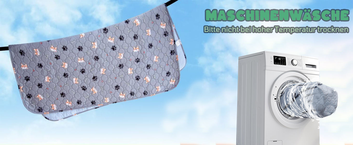 Підкладки для тварин, 2 шт. Зносостійкі килимки для цуценят та собак, швидко поглинаючі пелюшки для собак, котів, морських свинок -- 60x90 см