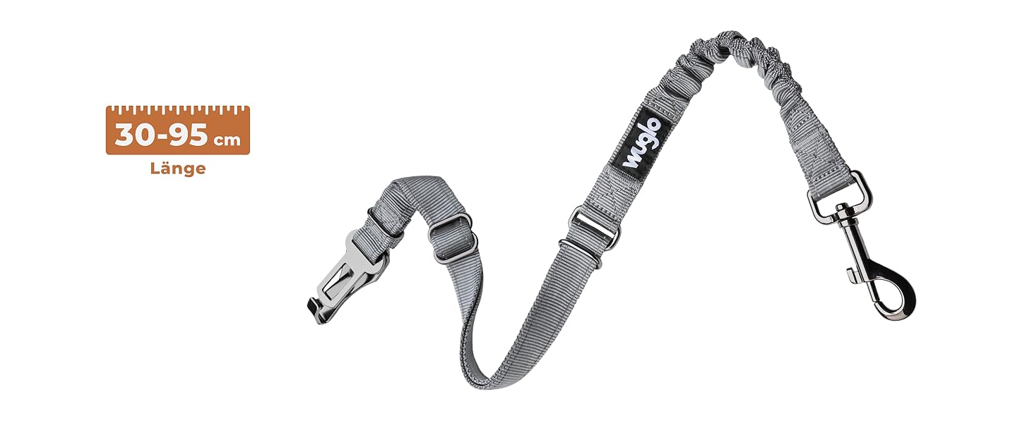 Авторемень для собак Wuglo 30-95см: безпека та комфорт у автомобілі