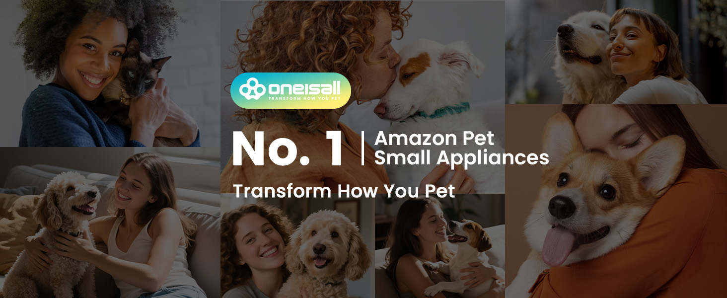 Машинка для стрижки собак з довгим та густим хутром Oneisall Profi Leise: професійна модель з нержавіючою сталею, для собак, котів та коней, час роботи до 4 годин