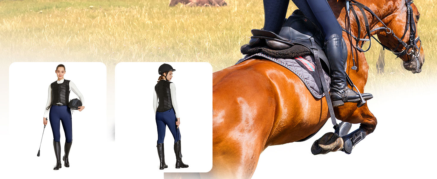 Легінси для їзди верхи FitsT4 з силіконовим покриттям, кишенею для телефону та петлями для ременя - чорний, розмір S