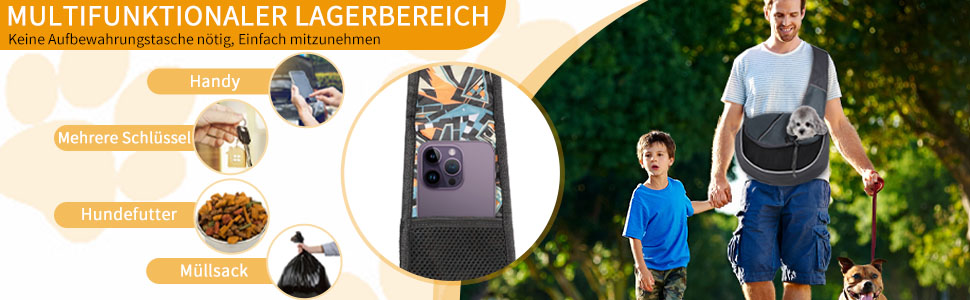 Сумка-переноска для собак 6 кг, портативна, регульована, сітчаста, для прогулянок та подорожей, оранжева