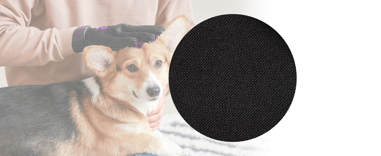 Рукавички для грумінгу COOLJOB, рукавички для миття шерсті тварин, рукавички для розчісування та видалення шерсті, для котів, собак, коней, кроликів (S-M)