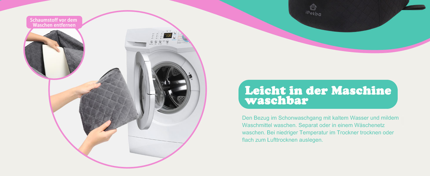 Автомобільний лежак для собак iPetba: комфортний, миючий, для собак до 15 кг, чорний