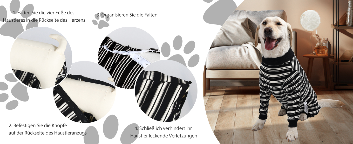 Захисний костюм для собак після операції, костюм для собак після кастрації, захист ран, чорний, XL