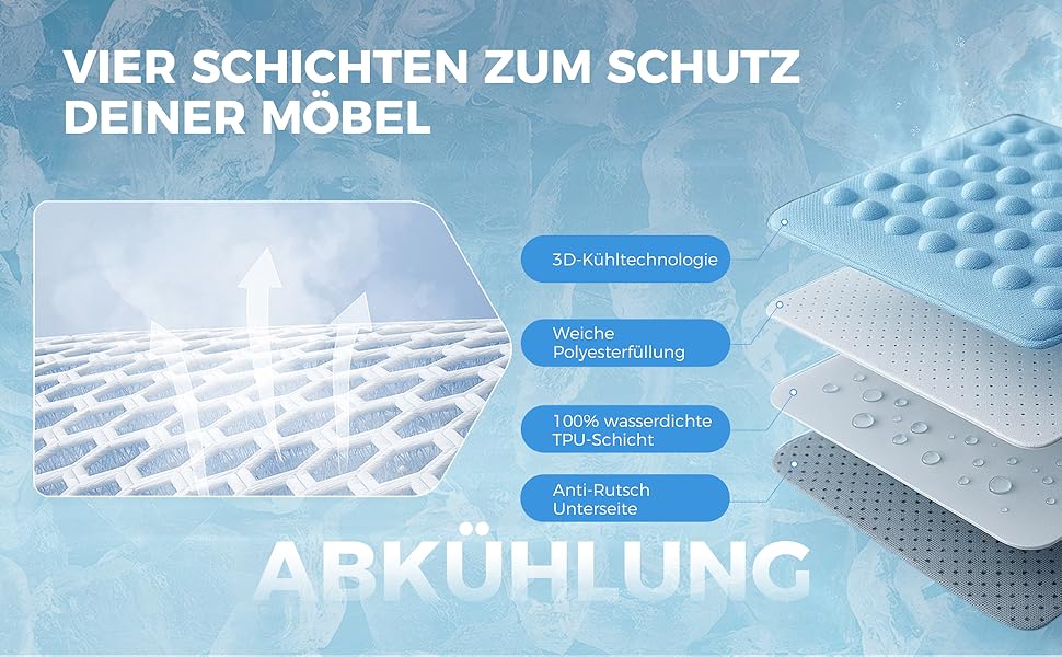 Килимок охолоджуючий для собак Lekereise, 157x206 см, зелений (миючий)