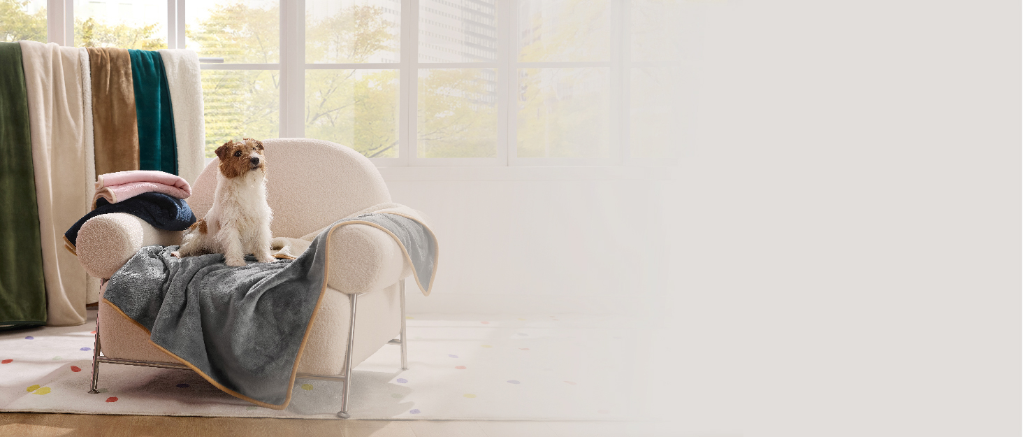 Водонепроникний коврик для собак середнього розміру 80x100 см, миючий, м'який, кремовий колір