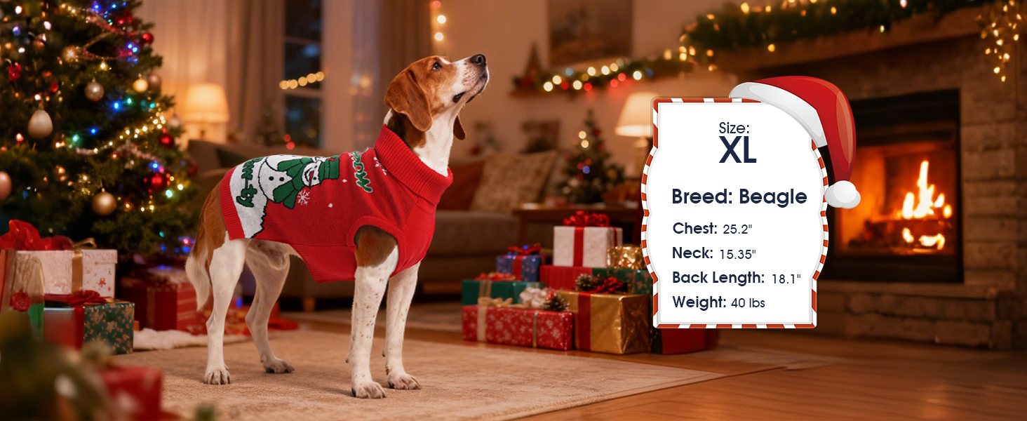 Светр для собак IECOii з коміром-моторолкою, флісовий пуловер, різдвяний пуловер для собак, теплий в'язаний пуловер на Хелловін, 5XL, зелений