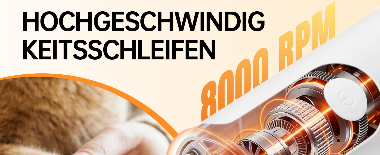 Електричний точило для собачих кігтів Mcbazel – бездротовий тример для собак великих, середніх та малих порід