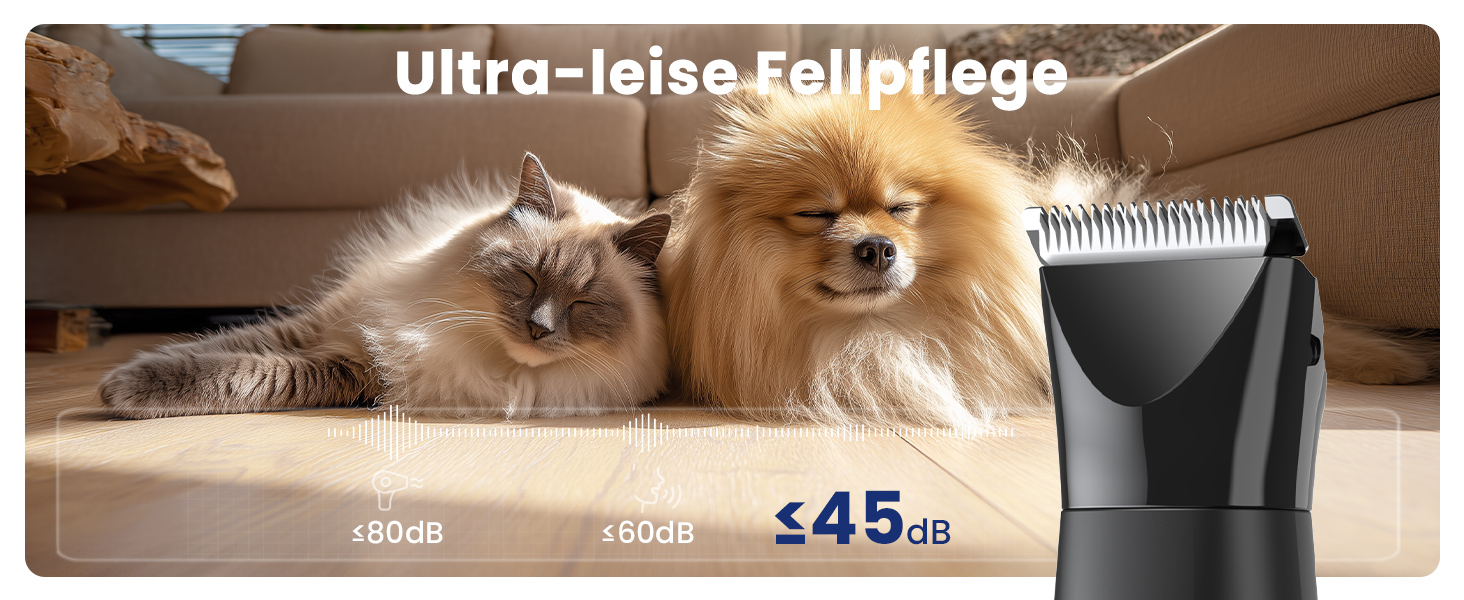 Набір для стрижки собак 4-в-1: машинка, триммер для лап, безпечний точило для кігтів. Тиха та акумуляторна машинка для тіла, обличчя та лап собак та котів