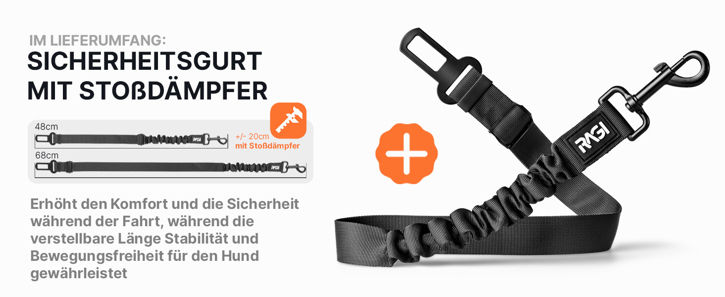 Водонепроникний захист для автосидіння собаки RAGI - 4в1: килимок, захист заднього сидіння, з кріпленням, стійкий до подряпин та ковзання. Підходить для всіх авто