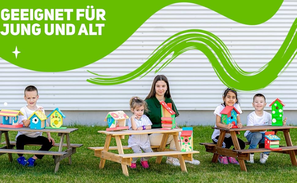 ITA DIY годівниця для птахів з набору для збирання та розмальовування FlybyFeeder - Комплект для рукоділля для дітей