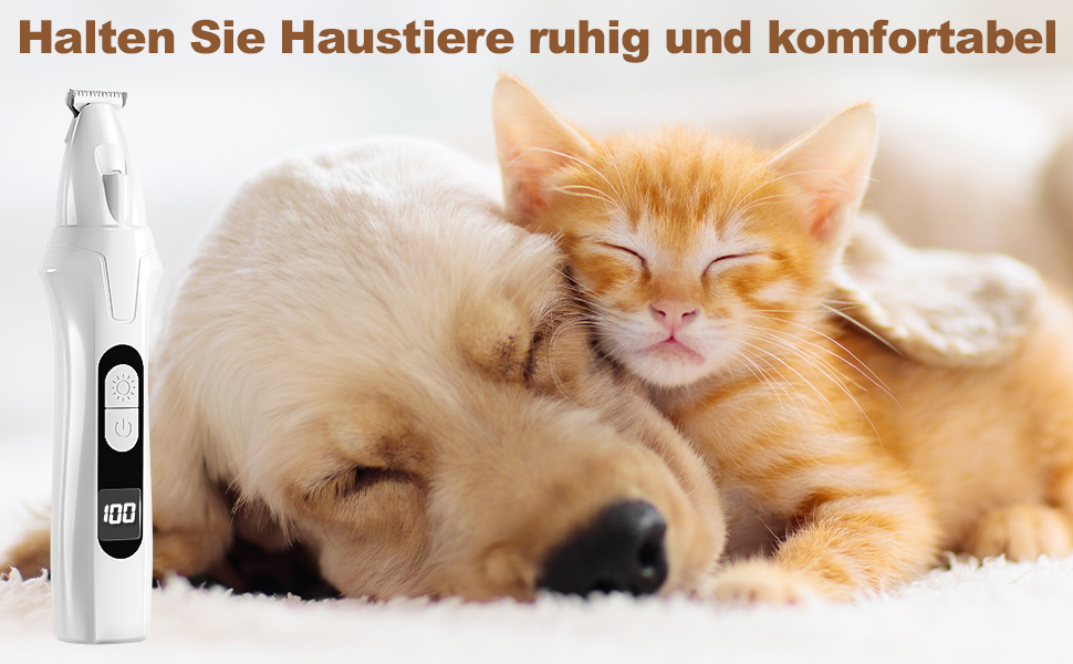 TECHMUR PawTrim Pro: Професійний триммер для собак та котів з LED та цифровим дисплеєм