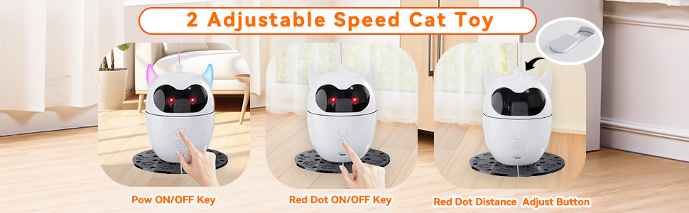 Інтерактивна іграшка для котів, автоматична лазерна іграшка для котів, розумна іграшка для котів/кошенят/собак (біла)