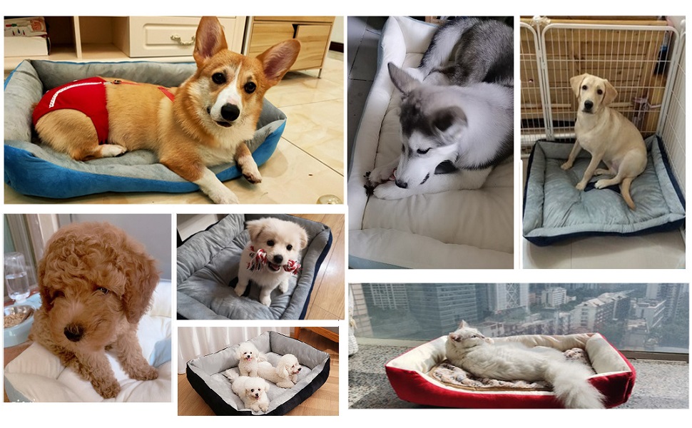 Крісло-ліжко для собак великих порід, м'яке, зручне, чорно-сіре, 90x70 см