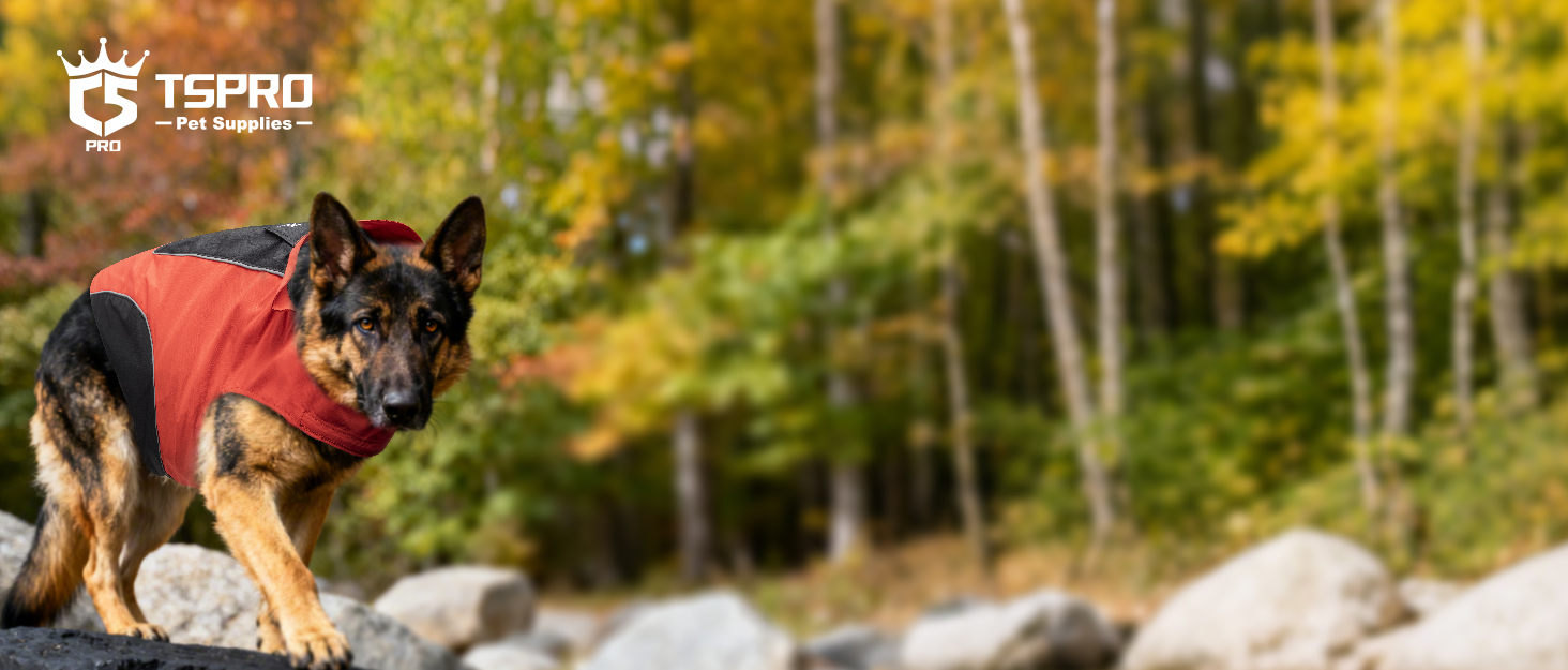 Тактичне обгортання для собак TSPRO, міцне обгортання з металевою застібкою, 3,8 см, регульоване та товсте для собак середніх та великих порід (зелене M), розмір M-H (регульоване 40-48 см), зелене