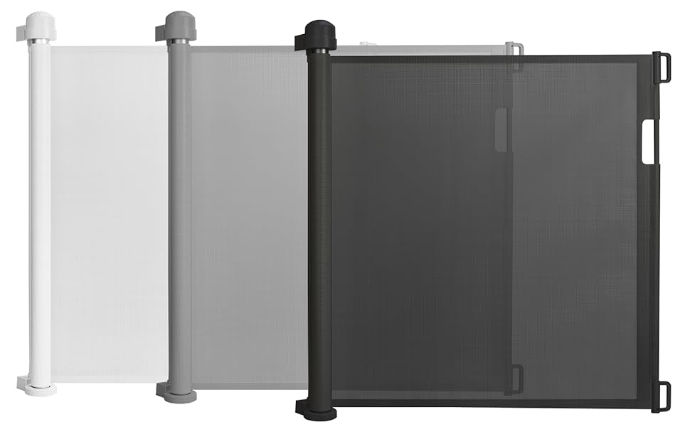 Захист для воріт Naizy Rollo 0-150см: сітка для собак, захист від дітей, ролетний тип, чорний 150см