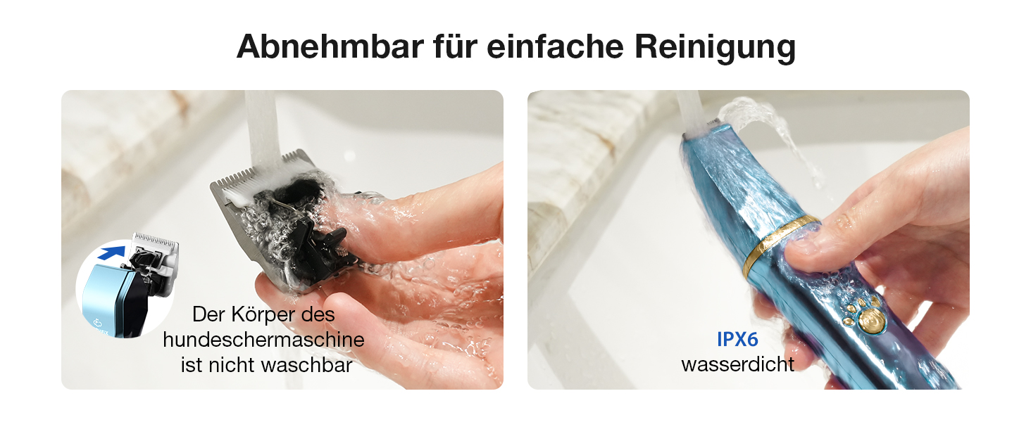 Машинка для стрижки собак FuzzyFix 3-в-1: стрижка, грумінг, триммінг. Професійна, для собак та котів, блакитна