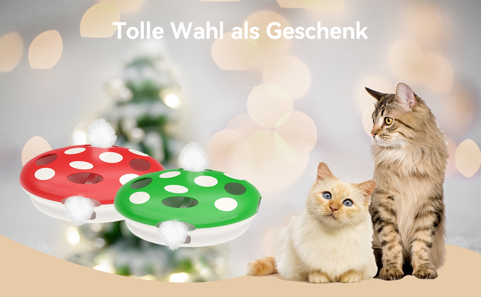 Інтерактивна іграшка для котів Namsan з інфрачервоним сенсором, USB-C зарядка, тиха, електрична - зелена