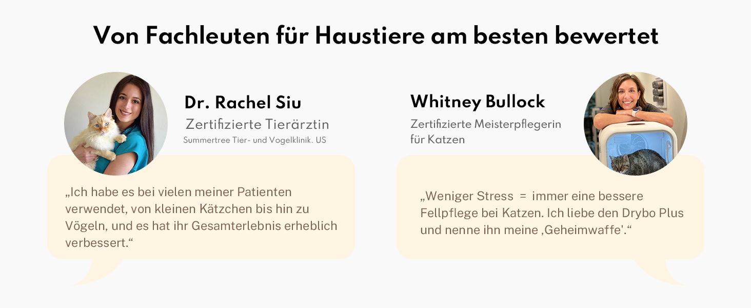Haustiertrockner HomeRunPet Drybo Plus: Безшумний, автоматичний фен для собак та котів (50л, білий)