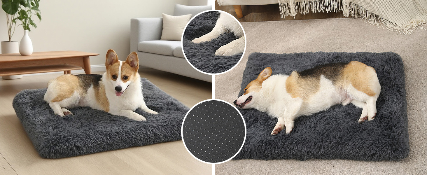 Крісло-ліжко для собак XL, 100x60x8 см: м'яке, зручне, з неслизьким дном