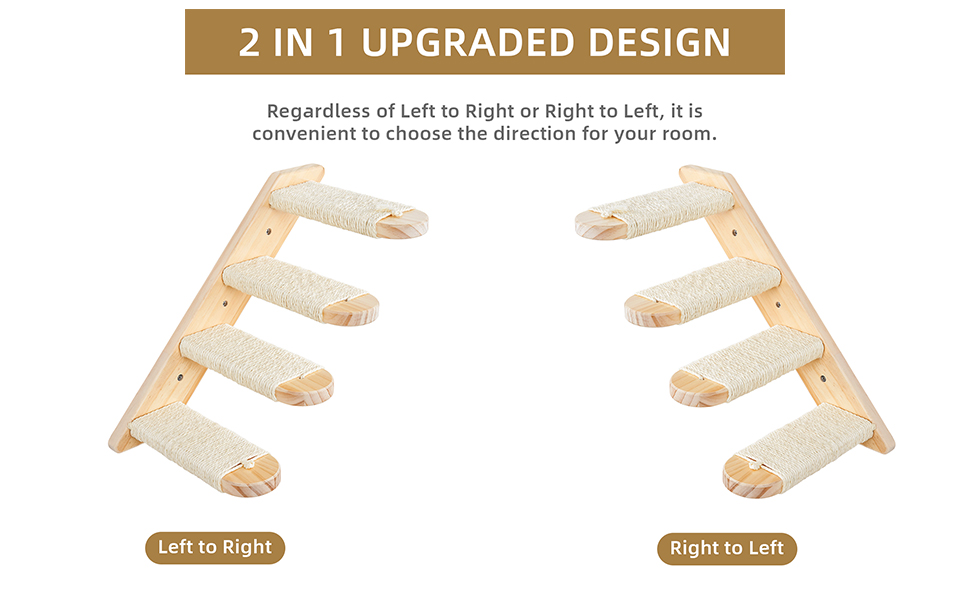 Сходи для котів DaizySight: 4-ступенева кріпиться до стіни, для лазіння, ігор та відпочинку