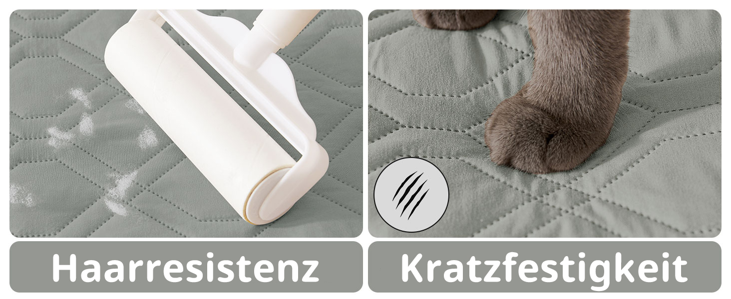 Водонепроникний килимок для собак Homaxy, 130x100 см, сірий+світло-сірий, для дому та на вулицю, миючий, двосторонній