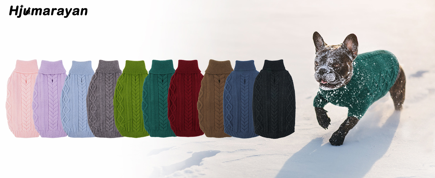 Пуловер для кота та собаки Hjumarayan, теплий, з отвором для повідка, розмір S (Kaffee)