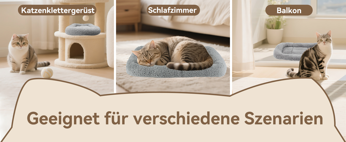 Крісло-лежанка для котів та собак PETLESO - м'яке, з антиковзною основою, 56x41 см