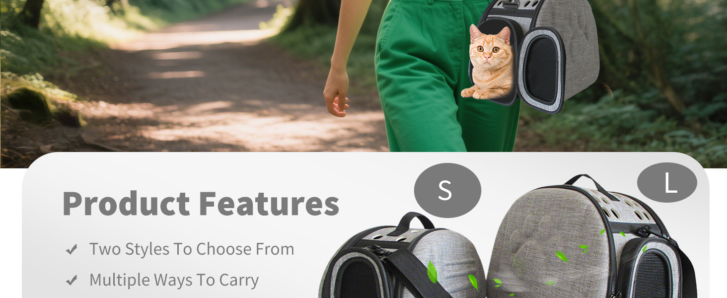 Транспортна сумка для собак і котів, переноска для тварин, дорожня сумка-переноска для маленьких собак і котів, до 4 кг, рожевий колір