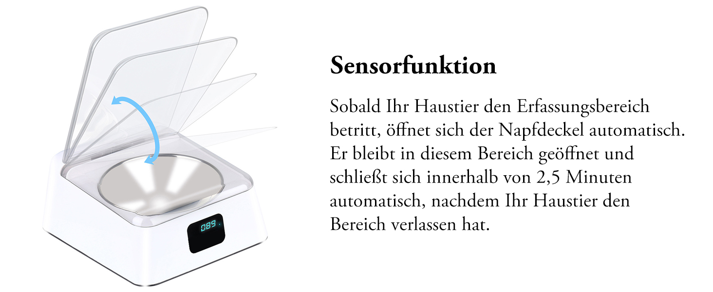 Автоматичний годівниця для собак та котів Pet Smart Feeder, 350 мл, відкрита кришка, перезаряджувана