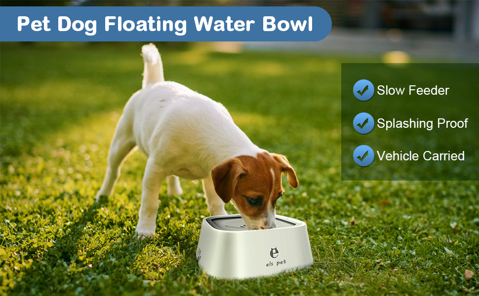 Тротуар для собак 1.5L, анти-розливання, для подорожей, годівниця для води для собак, для дому та авто