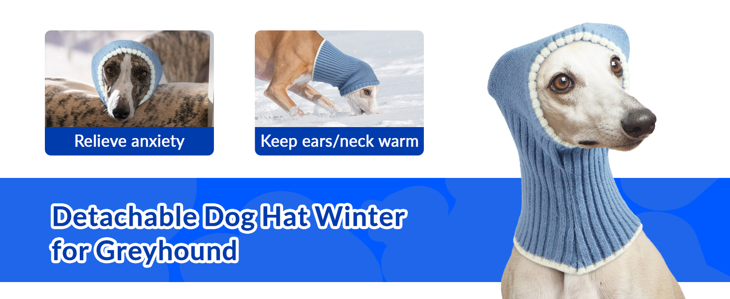 Пуловер для породистих собак Windhund Antel, теплий зимовий пуловер/світшот для великих собак, м'яка куртка для лайкерів (Areegrün, S, Blau)