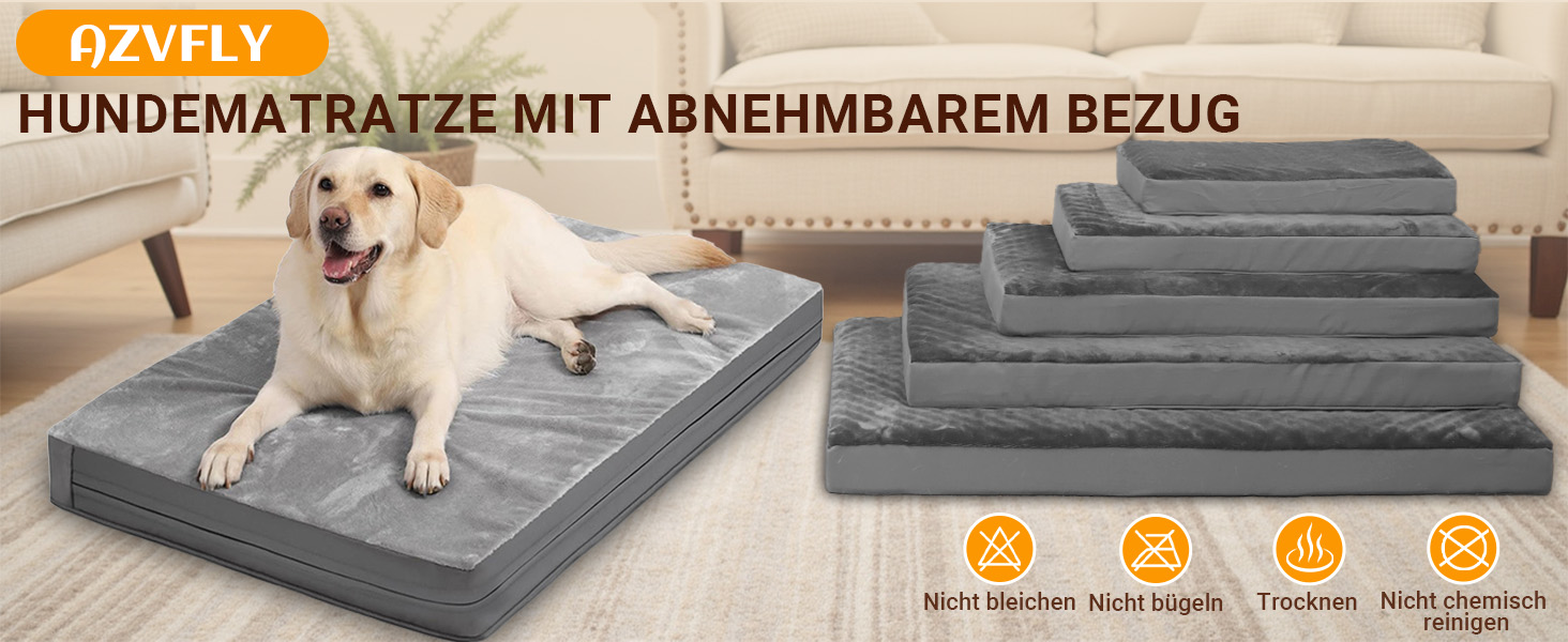 Ортопедичний лежак для собак Grosse Hundesofa: м'який та зручний, еліптичний, водонепроникний, антиковзкий, стійкий до укусів, лежанка для собак, подарунок для любителів тварин (XL-88)