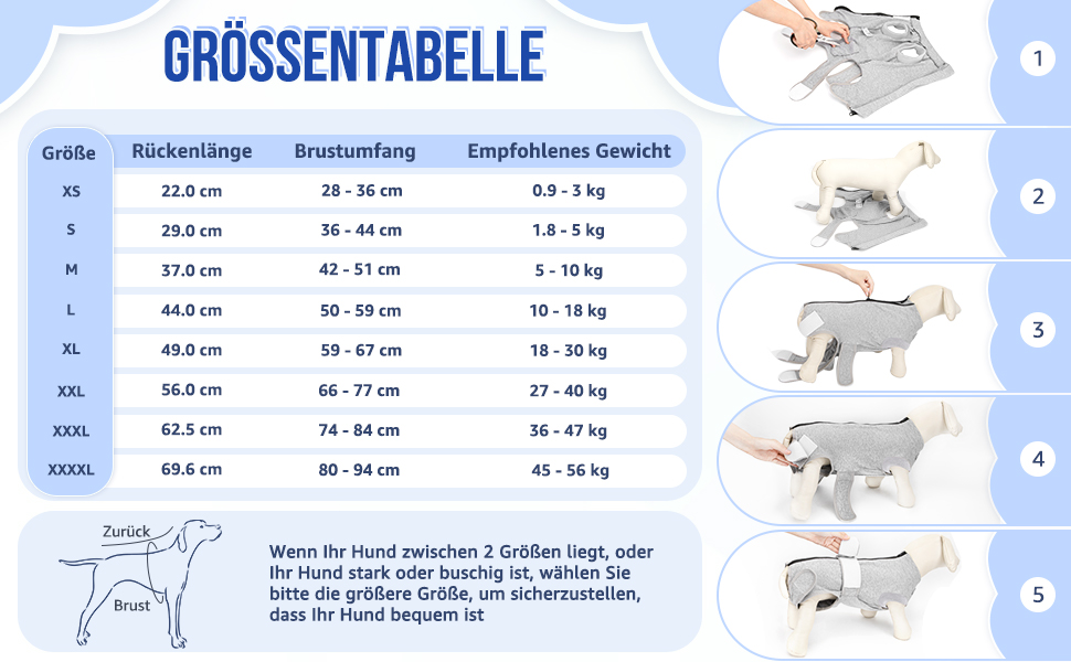 Комбінезон для собак після операції SlowTon: м'який, дихаючий, захист від витікання, альтернатива електронного нашийника, для собак після кастрації, сірий, розмір S
