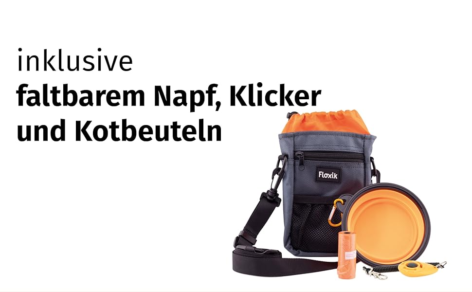 Сумка для ласощів Floxik Premium для собак | Практичний універсальний мішечок для ласощів | Сумка для дресирування собак та цуценят