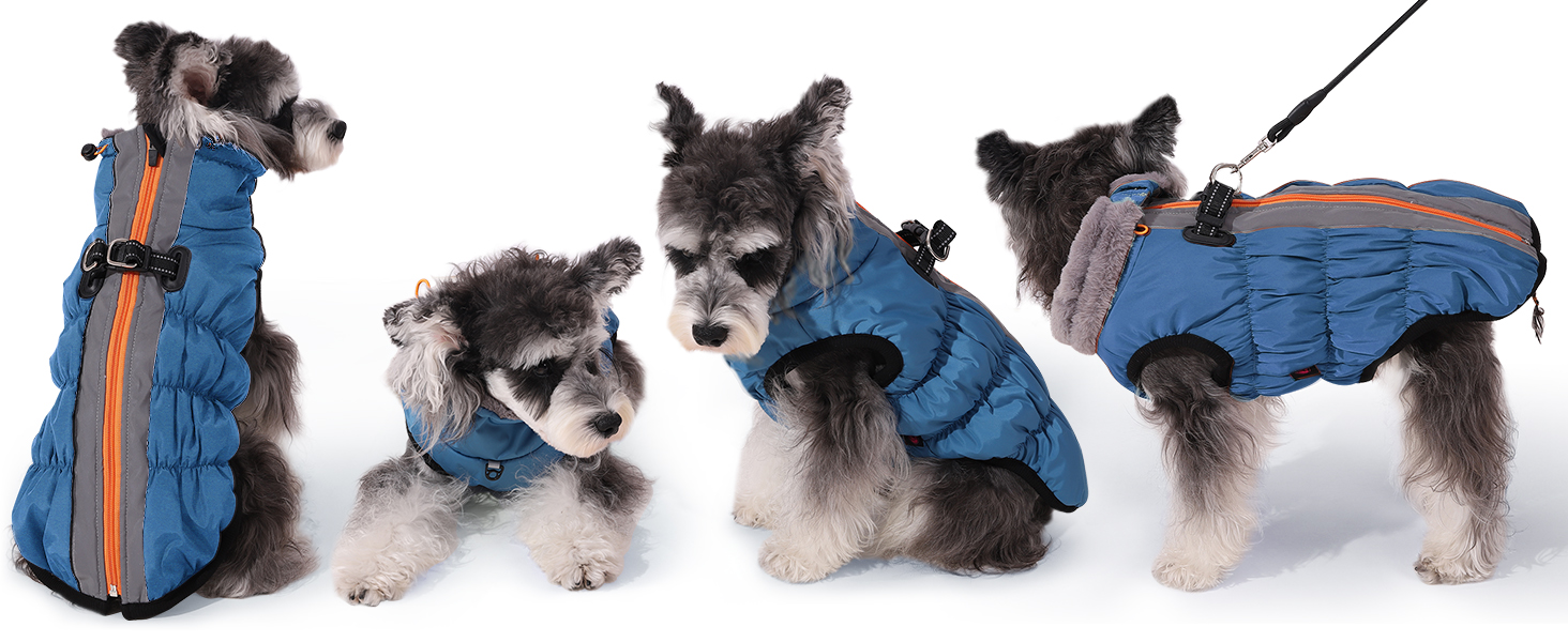 Водонепроникний зимовий теплий одяг для собак - куртка з D-початком, тепла жилетка для малих, середніх та великих собак XL, коричневого кольору