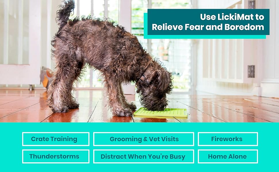 LickiMat X Large Schnuller: килимок для собак, проти нудьги та тривоги, зелений