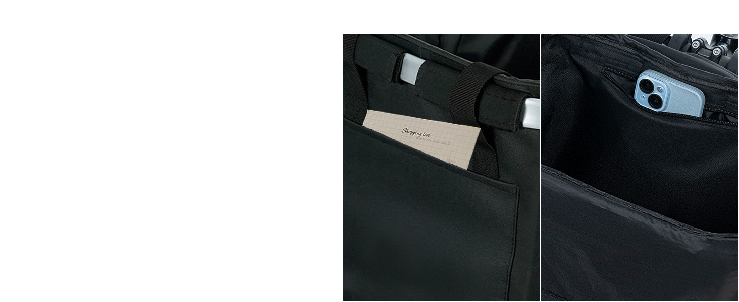 Складаний водонепроникний кошик на кермо велосипеда Pynhoklm, 20L, з аксесуарами. Підходить для покупок, пікніків та повсякденного використання