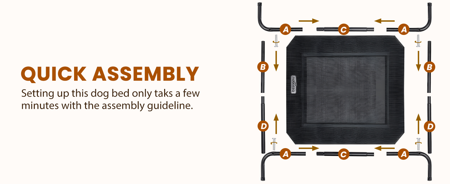 Зручне лежанка для собак Nobleza Hundeliege Outdoor, великий розмір, для вулиці та кемпінгу, з піднятим бортиком, чорний, 105x80x20 см (124x90x20 см)