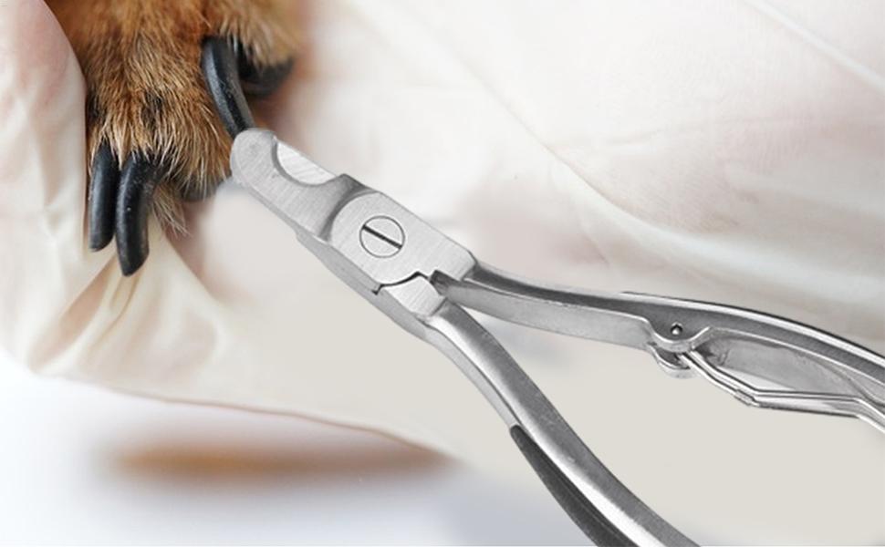 Ножиці для обрізання кігтів собак: ергономічні, з неслизьким покриттям, прецизійні, міцні | Для цуценят та великих/середніх порід | Для домашнього використання та в подорожах